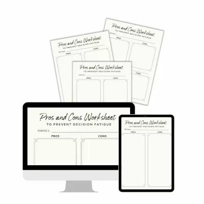 Pros and Cons Worksheet Printable (Editable Online)